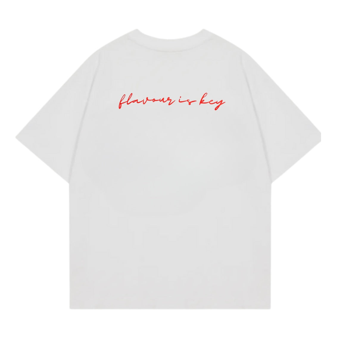 FLVRCITY ‘XVI I MM’ WHITE/RED T-SHIRT.